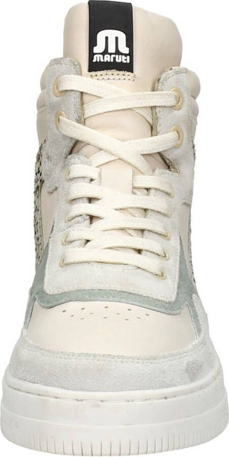 Maruti Mona Sneakers Offwhite Green Pixel