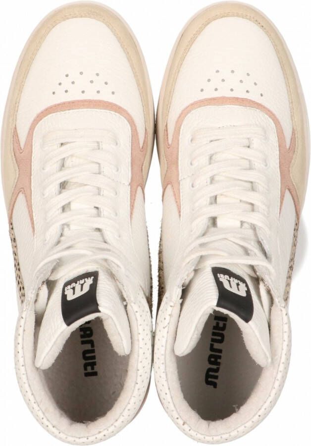 Maruti Mona White Pink Sneakers hoge sneakers - Foto 11