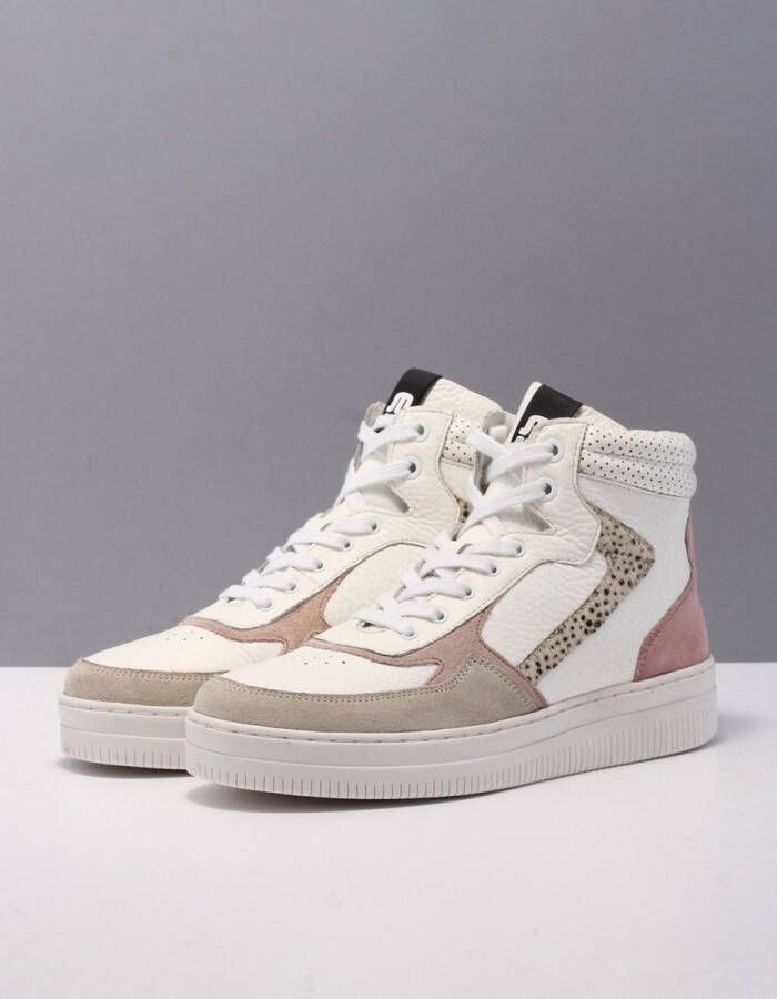 Maruti Mona White Pink Sneakers hoge sneakers - Foto 15