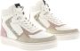 Maruti Mona White Pink Sneakers hoge sneakers - Thumbnail 8