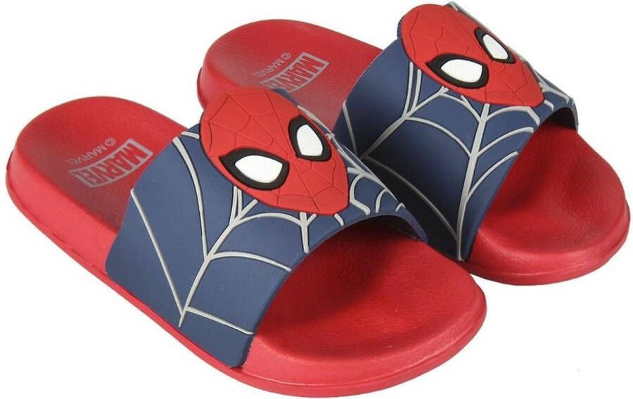 Marvel Spiderman Slippers Kinderen Jongens- Rood