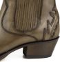 Mayura Boots Marilyn 2487 Taupe Dames Cowboy Western Fashion Enklelaars Spitse Neus Schuine Hak Elastiek Sluiting Echt Leer - Thumbnail 5