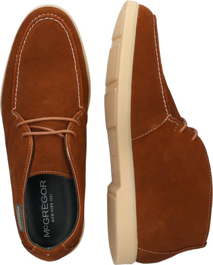 McGregor Heren Boots Cognac Desert Boots Suède Veters