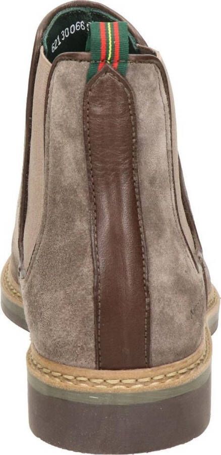 McGregor Heren Boots Taupe Chelsea Boots Suède Elastiek