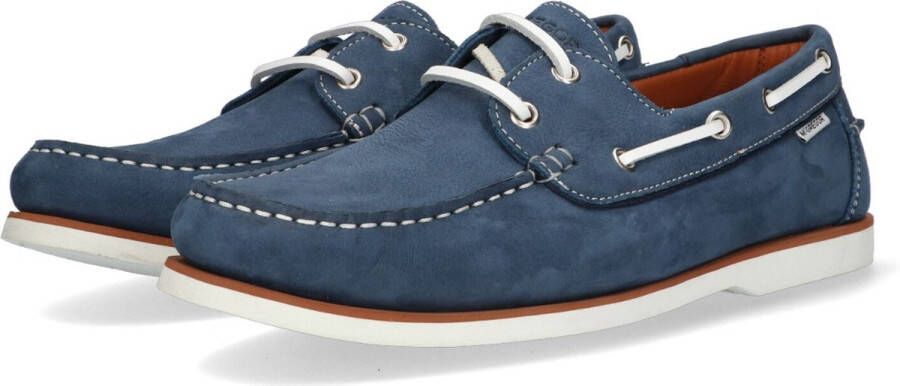 McGregor Heren Bootschoenen Blauw Bootschoenen Suède