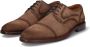 McGregor Heren Herenschoenen Taupe Lage Sneakers Leer Veters - Thumbnail 5