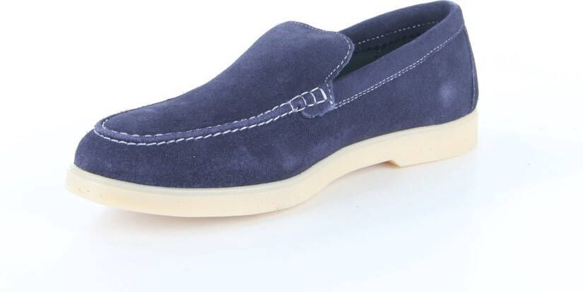 McGregor Heren Loafers Blauw Loafers Suède