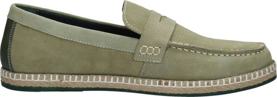 McGregor Heren Loafers Groen Loafers Suède