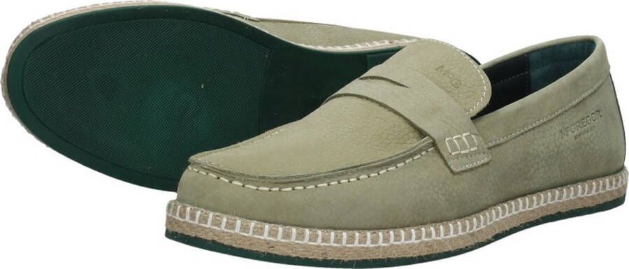 McGregor Heren Loafers Groen Loafers Suède