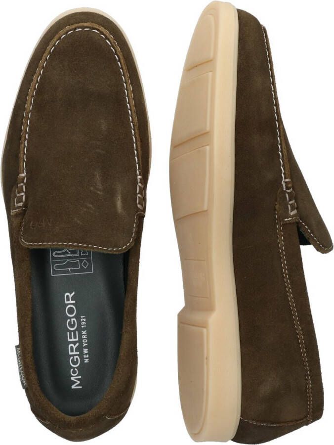 McGregor Heren Loafers Groen Loafers Suède