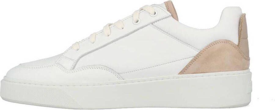 McGregor Heren Sneakers Beige Lage Sneakers Leer Veters