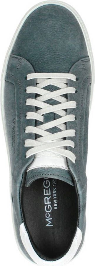 McGregor Heren Sneakers Blauw Lage Sneakers Leer Veters