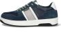 McGregor Heren Sneakers Blauw Lage Sneakers Leer Veters - Thumbnail 2