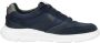 McGregor Heren Sneakers Blauw Lage Sneakers Leer Veters - Thumbnail 7