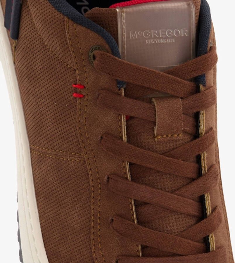 McGregor heren sneakers bruin Extra comfort Memory Foam