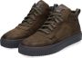 McGregor Heren Sneakers Groen Hoge Sneakers Leer Veters - Thumbnail 6