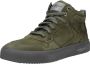 McGregor Heren Sneakers Groen Hoge Sneakers Leer Veters - Thumbnail 8