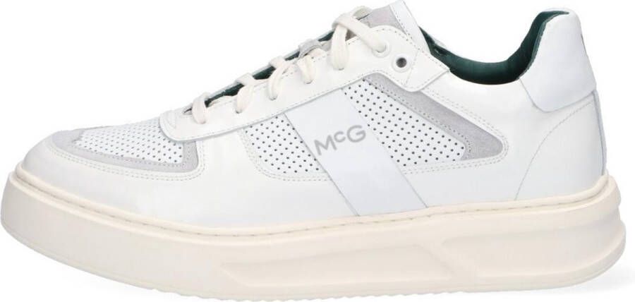 McGregor Heren Sneakers Wit Lage Sneakers Leer Veters