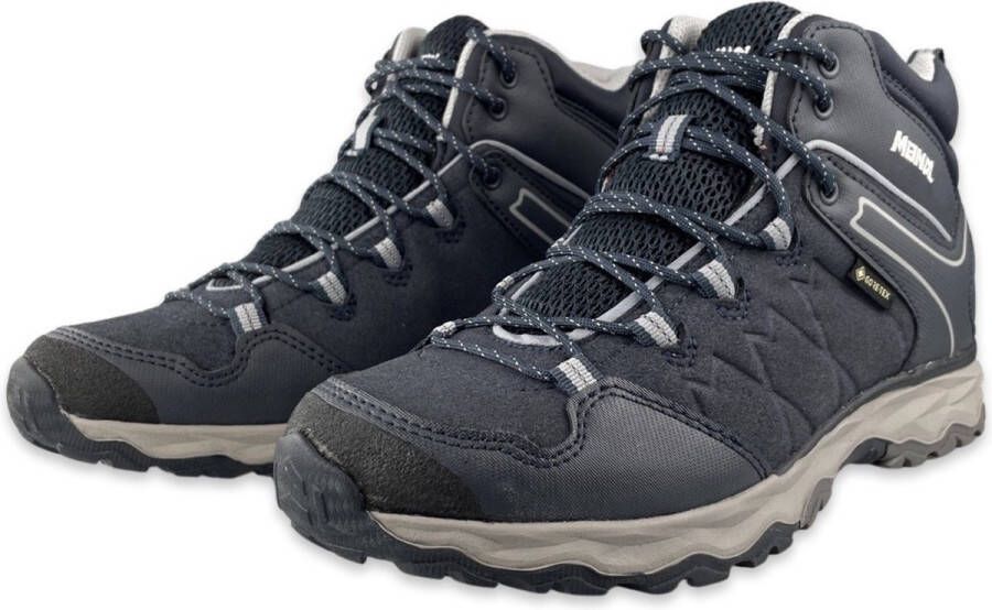 meindl Boneto Junior Mid GTX Nachtblau silber Schoenen Wandelschoenen Halfhoge schoenen