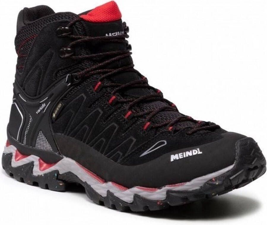 meindl Lite Hike gtx -Wandelschoen Heren Zwart Rood