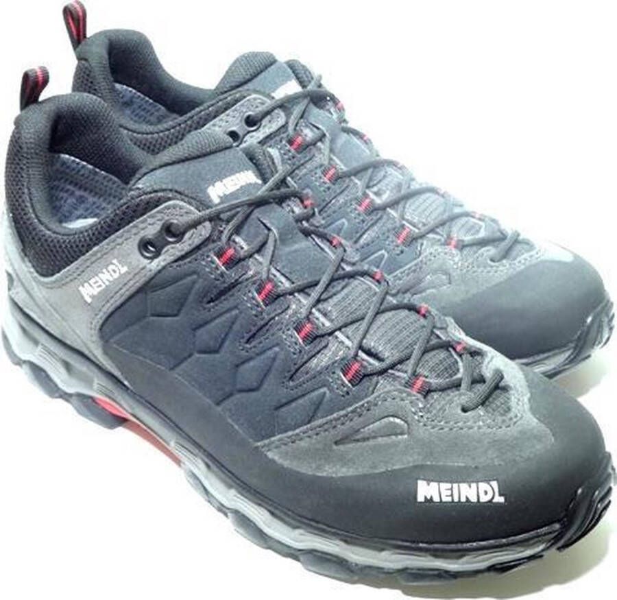 Meindl Lite Trail Gore-Tex Wandelschoen Heren waterdichte lage wandelschoenen Anthrazit Rot