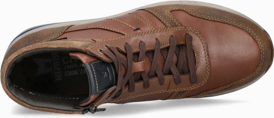 Mephisto BORAN heren hoge sneaker hazelnoot bruin