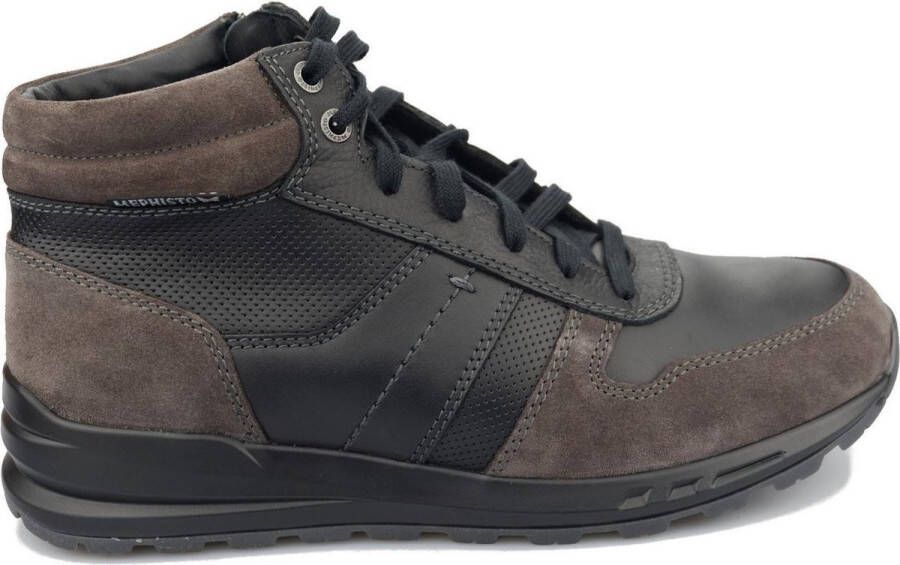 Mephisto BORAN heren hoge sneaker donkergrijs