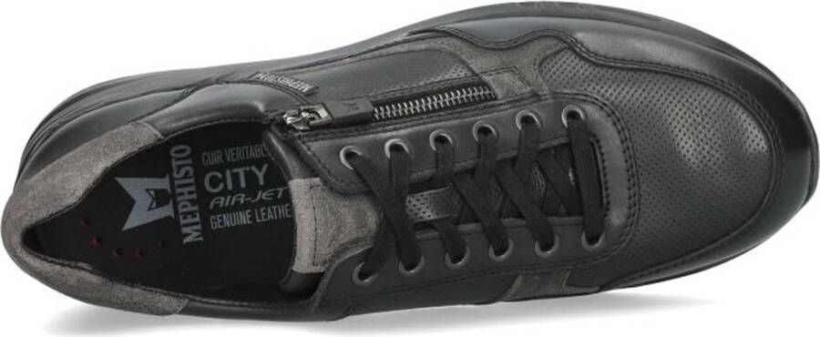 Mephisto Bradley heren sneaker zwart