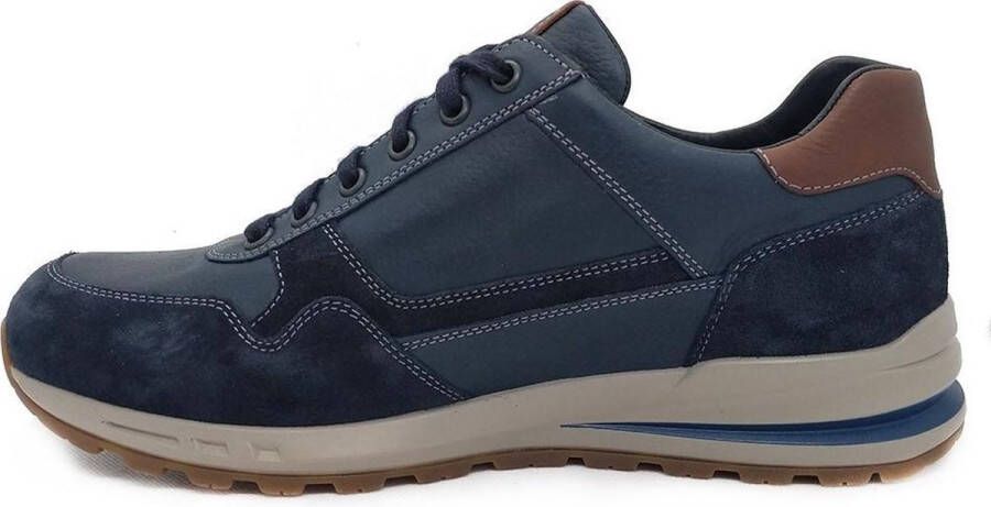 Mephisto Bradley Veterschoenen Sneakers Blauw