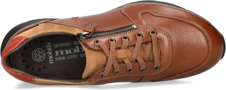 Mephisto Brayan Heren Sneaker Hazelnootbruin leer Brown Heren