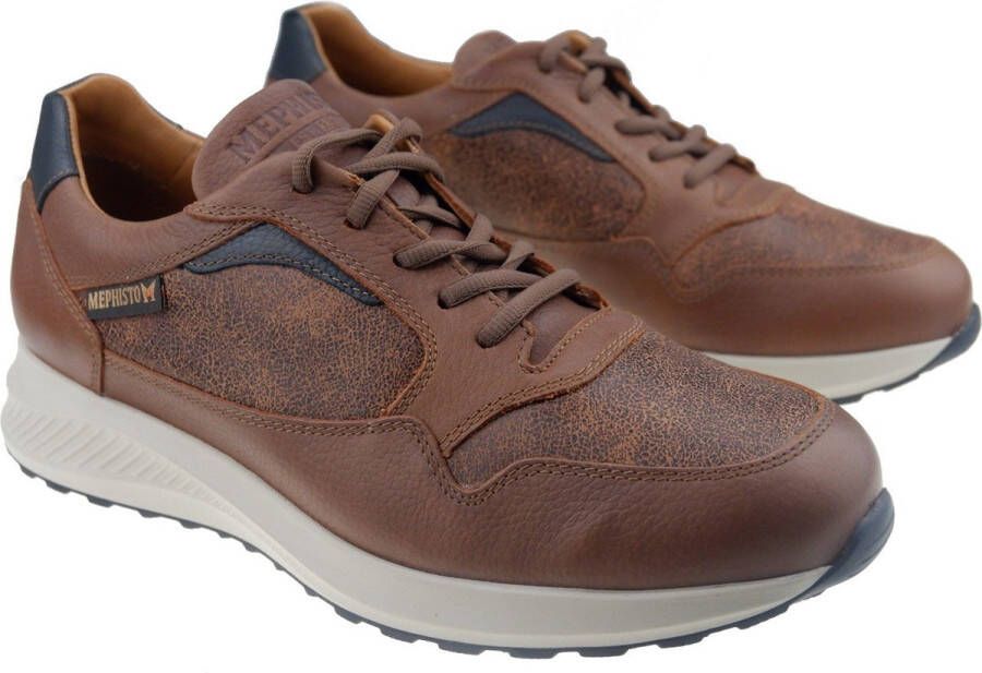 Mephisto Davis heren sneaker bruin