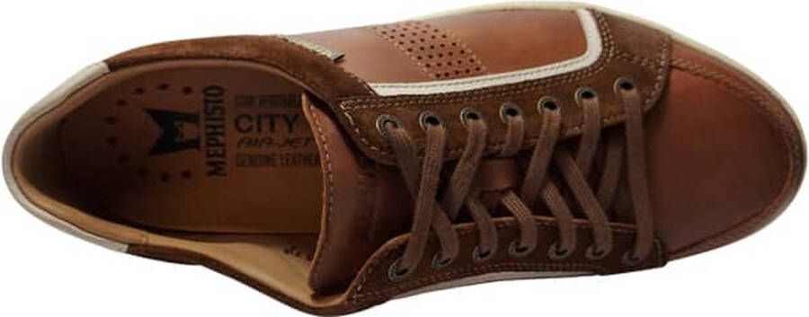 Mephisto HARRISON GRIZZLY Volwassenen Heren sneakersVrije tijdsschoenen Cognac