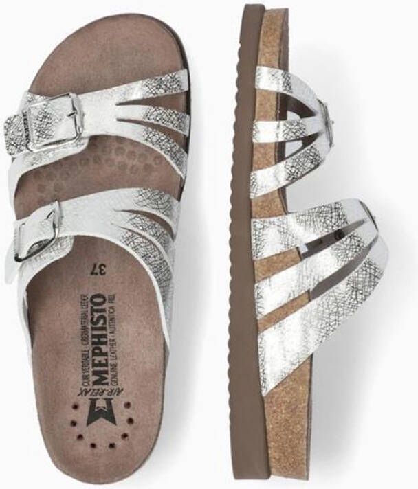 Mephisto Comfortabele Dames Sandaal Zilver Gray Dames - Foto 3