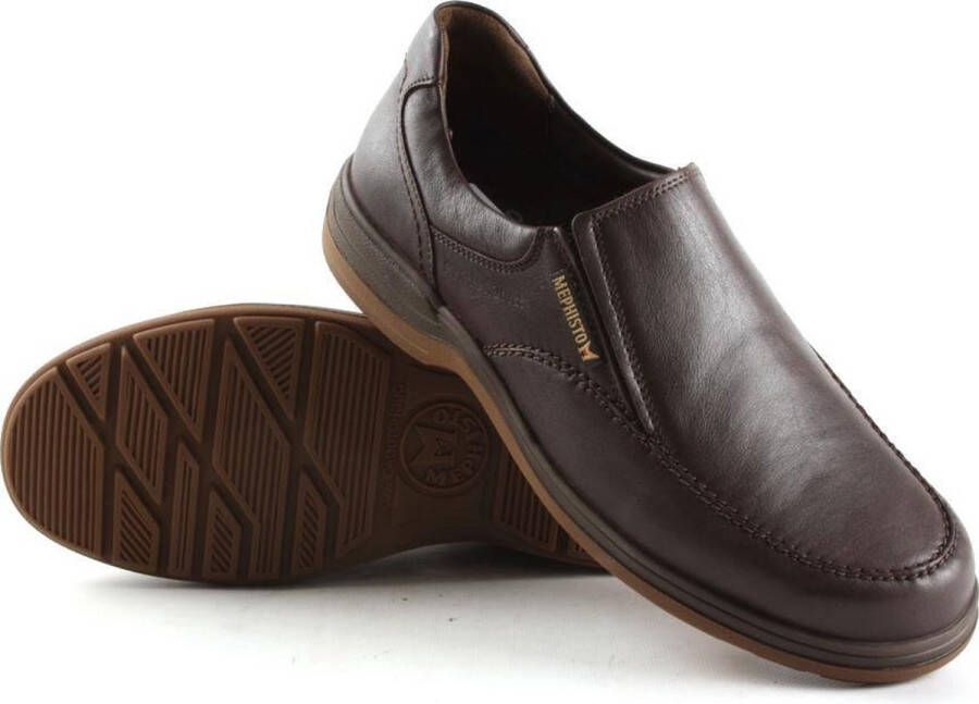 Mephisto Heren Instappers & Mocassins Davy Dark Brown Donkerbruin