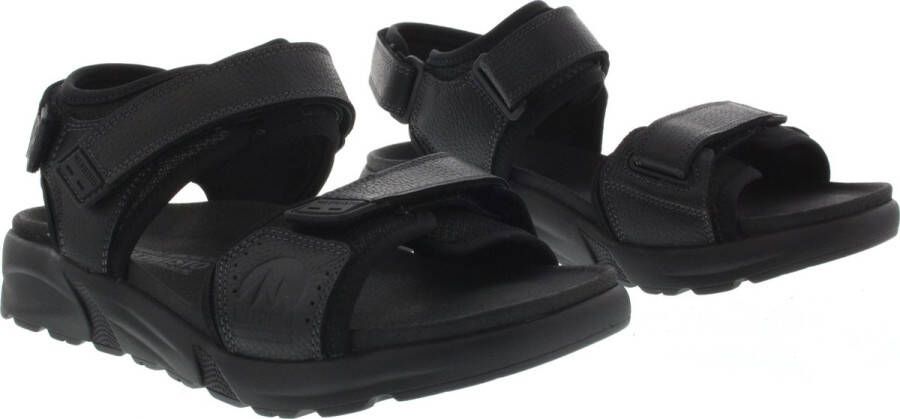 Mephisto Heren Sandalen Tito Black Zwart