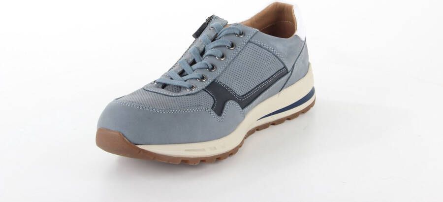 Mephisto Heren Veterschoenen Bradley Sea Blue Lichtblauw