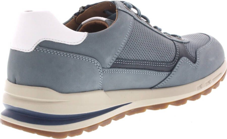 Mephisto Heren Veterschoenen Bradley Sea Blue Lichtblauw