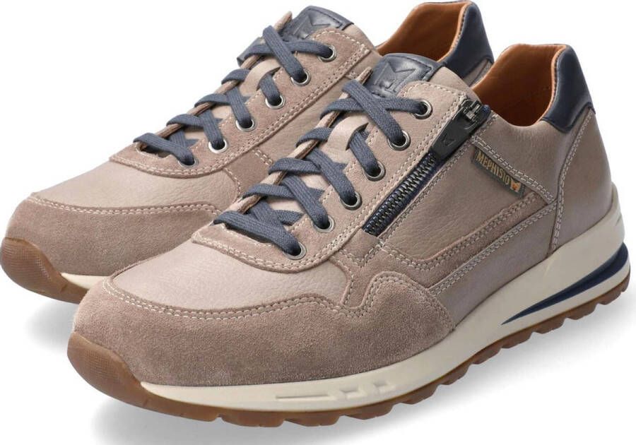 Mephisto Heren Veterschoenen Bradley Warm Grey Grijs