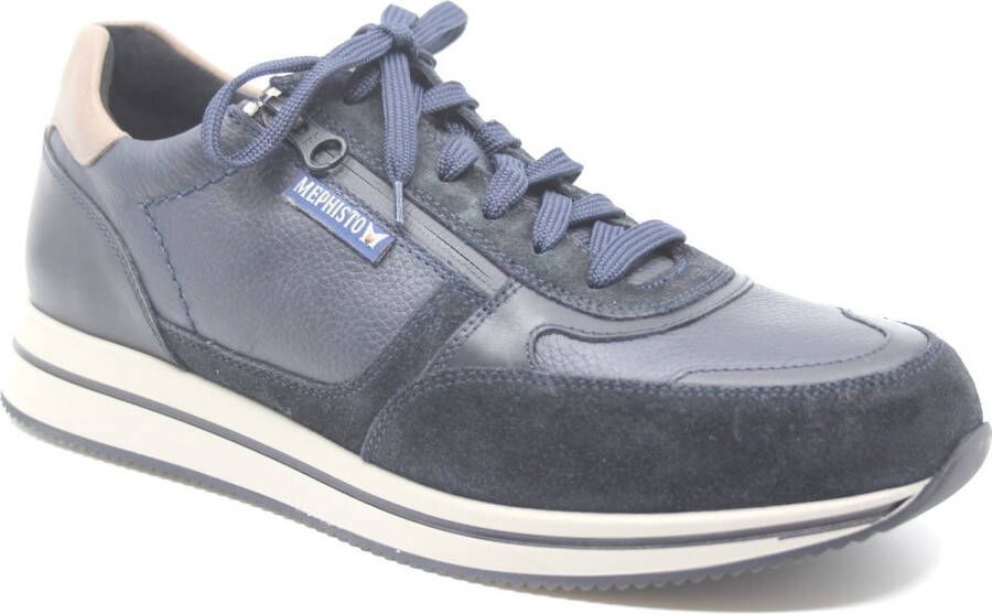 Mephisto GILFORD VELSPORT Volwassenen Heren sneakersVrije tijdsschoenen Kleur Blauw - Foto 1