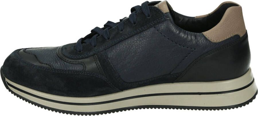 Mephisto Heren Veterschoenen Gilford Blue Donkerblauw