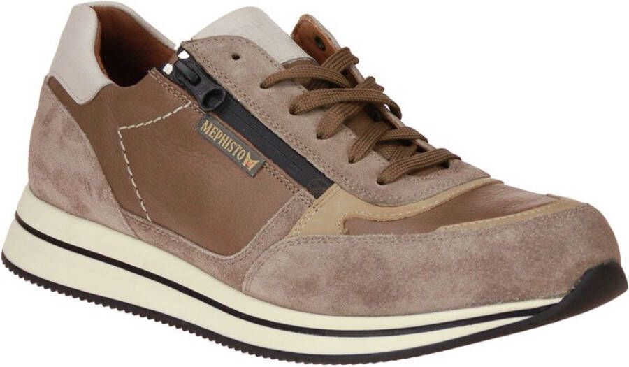 Mephisto Heren Veterschoenen Gilford Warm Grey Beige