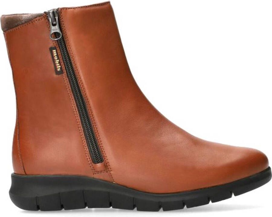 Mephisto Comfortabele Leren Enkellaars Brown Dames