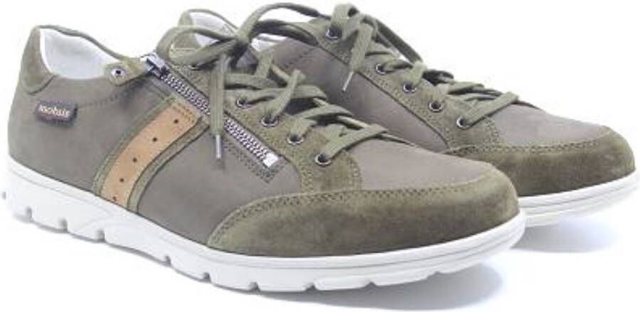 Mephisto KRISTOF 3694 25566 25542 Khaki sneaker wijdte H