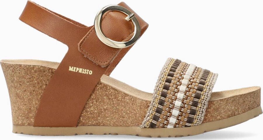 Mephisto Comfortabele Bruine Laure Sandaal Brown Dames