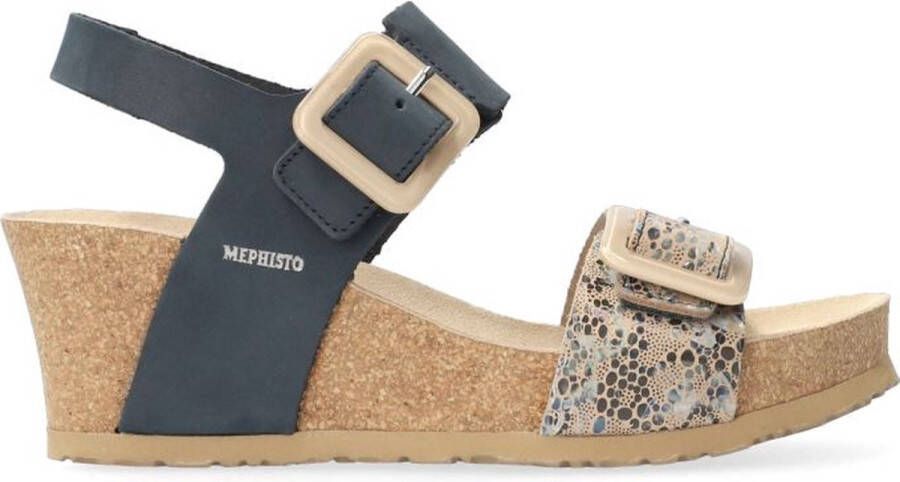 Mephisto Lichtgewicht damesandaal met Soft-Air technologie Blue Dames