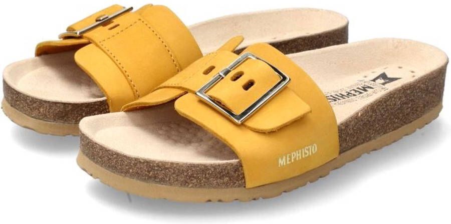 Mephisto Mabel dames slipper geel