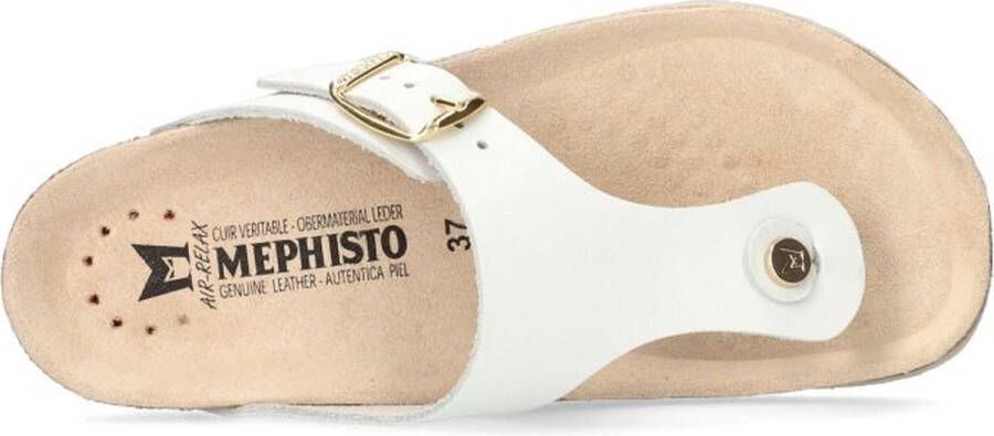 Mephisto Ultra-Lichte Dames Sandaal met Verstelbare Band White Dames