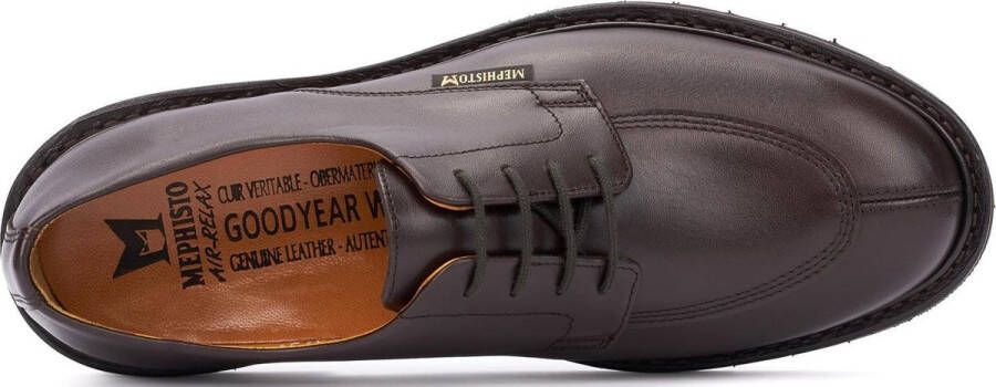 Mephisto Stijlvolle Herenschoen met Veters Brown Heren