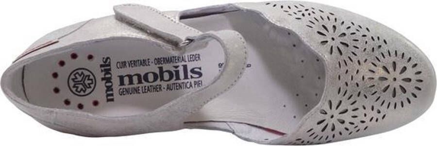 Mephisto Mobils Florina Perf Bandschoenen Zilver Zand