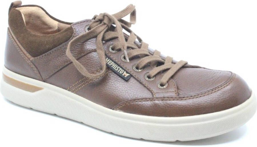 Mephisto Oliver Nevada hazelnut Heren Sneakers Bruin